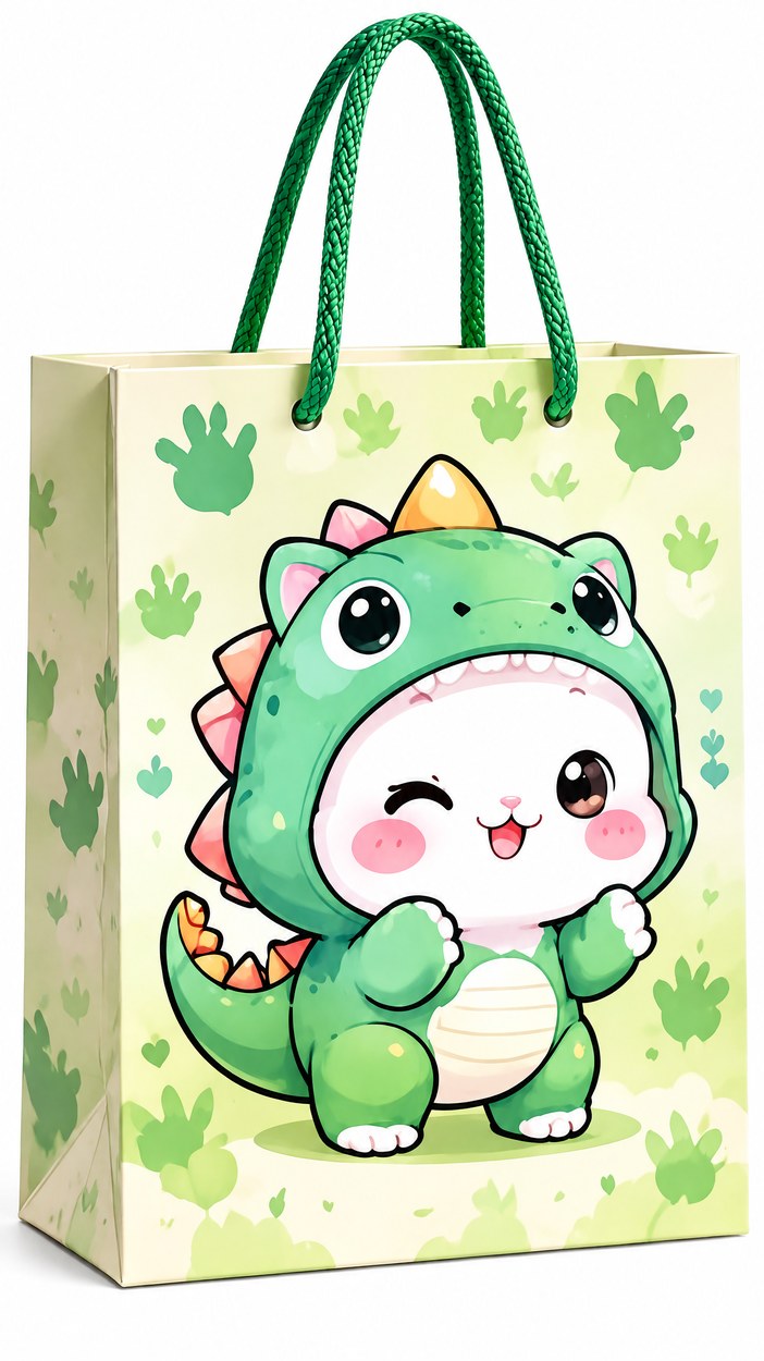 JQXZV Dinosaur Costume Bunny Gift Bag photo 2