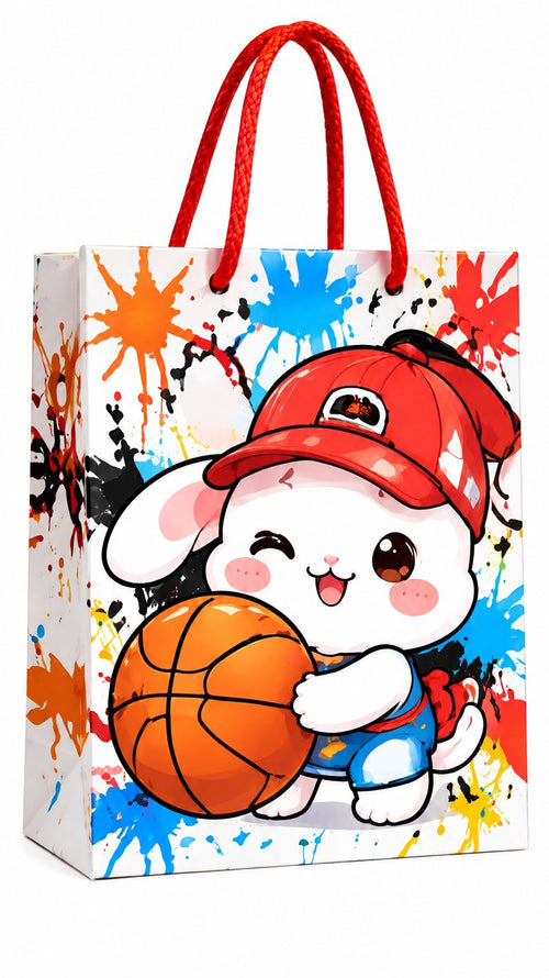JQXZV Basketball Bunny Gift Bag photo 2