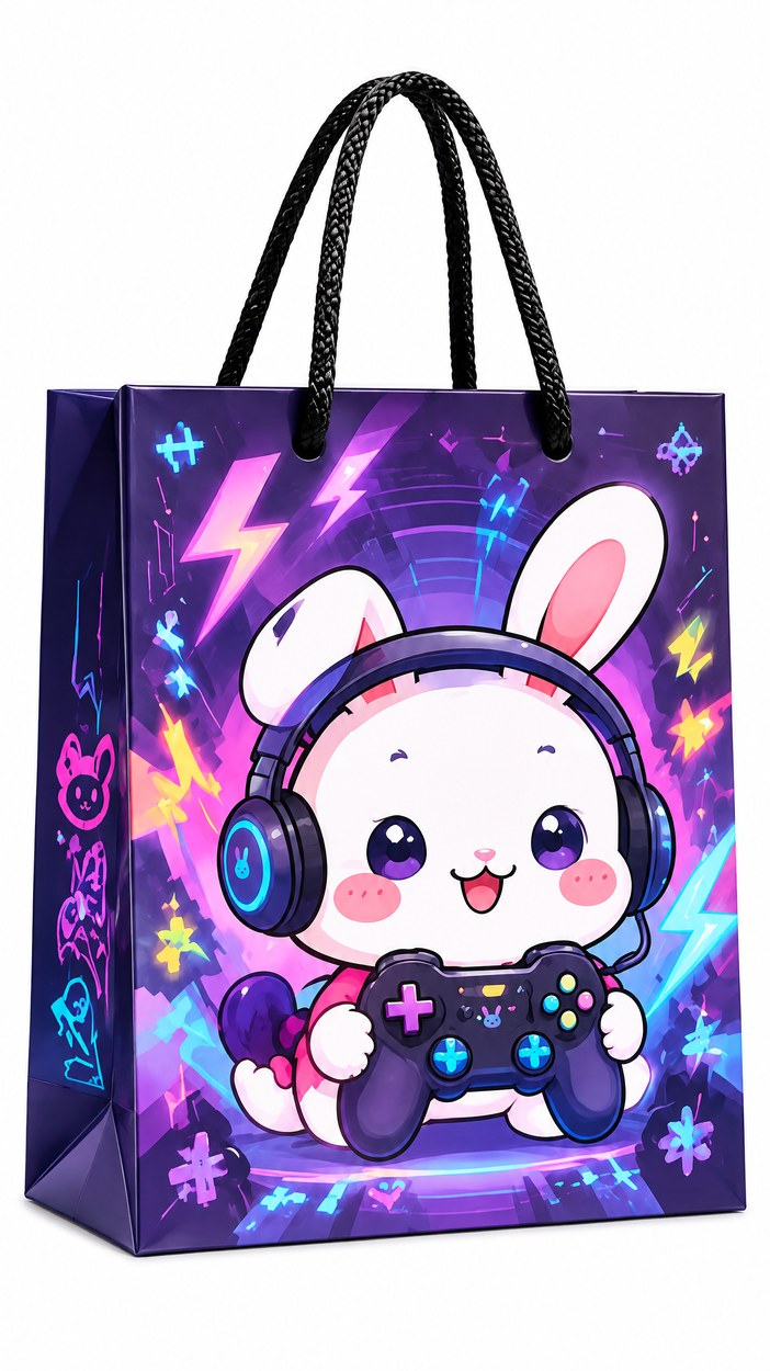 JQXZV Gamer Bunny Gift Bag photo 4