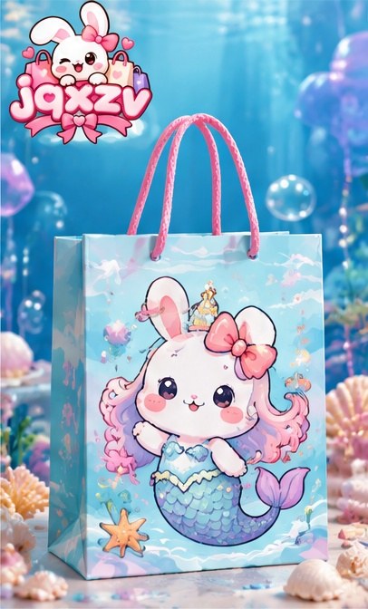 JQXZV Mermaid Bunny Gift Bag photo 1